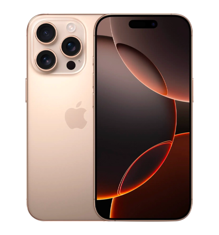 iPhone 16 pro desert titanium color 128 gb